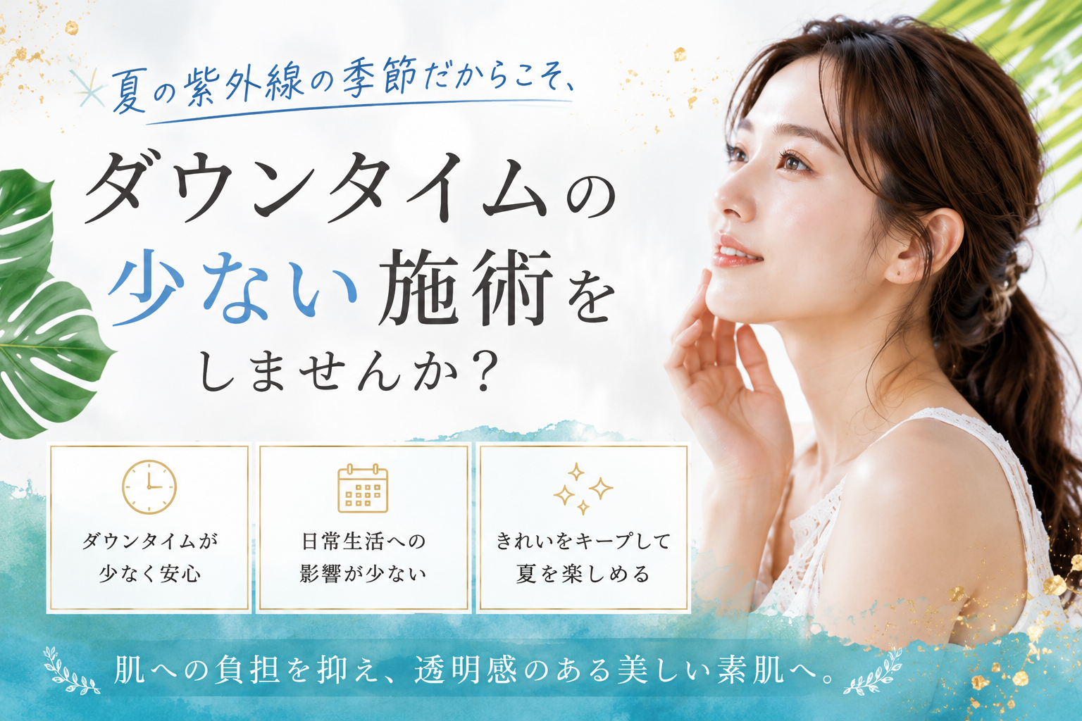 自費メニューキャンペーンについて(6~8月)